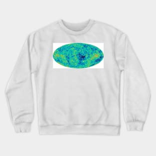 MAP microwave background (R980/0142) Crewneck Sweatshirt